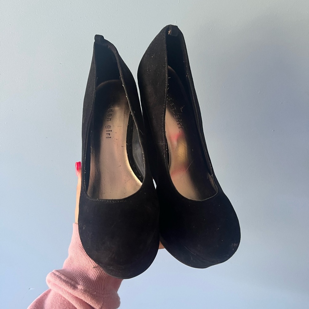 Madden Girl Black Heels